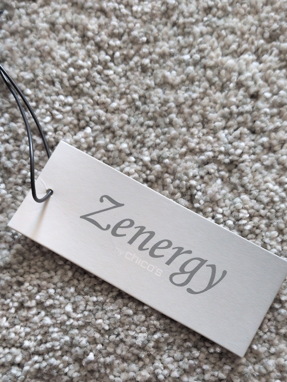 NWT Zenergy By Chico's Black Workout Tank Size 1 (Medium) - Picture 5 of 6
